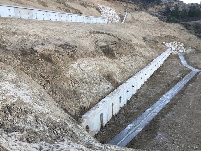 Imagen del talud.