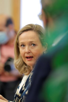 La vicepresidenta primera y ministra de Asuntos Económicos y Transformación Digital, Nadia Calviño