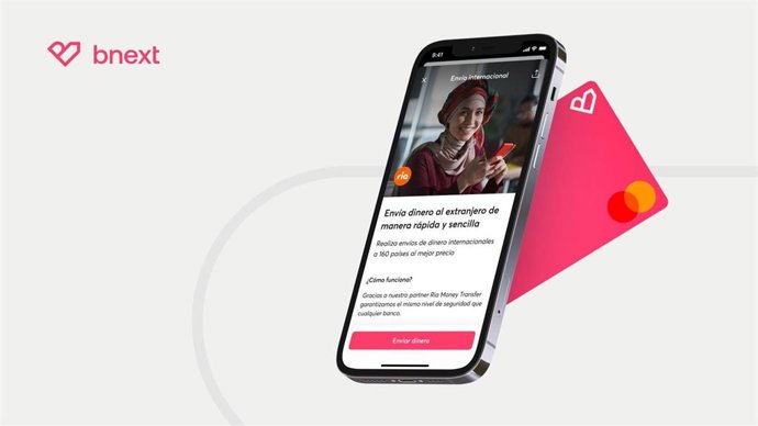 Servicio de envío de dinero internacional de Bnext.