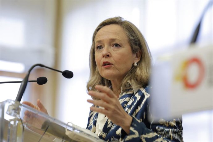 La vicepresidenta primera y ministra de Asuntos Económicos y Transformación Digital, Nadia Calviño