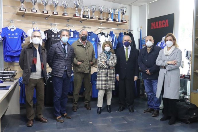 Reunión del Centro de de Transfusión, Tejidos y Células (CTTC) de la provincia de Cádiz y el Xerez Deportivo Fútbol Club.