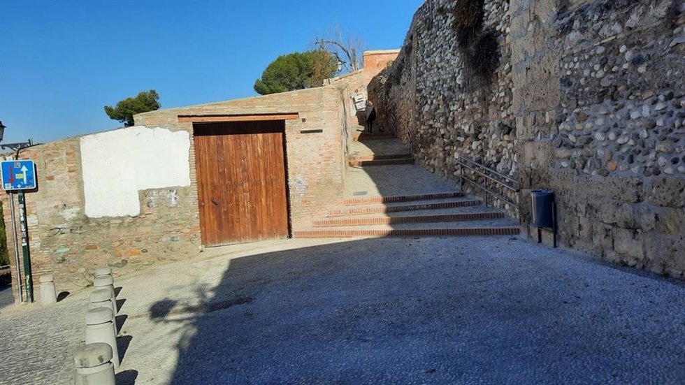 Callejón de las Monjas, en el barrio granadino del Albaicín.