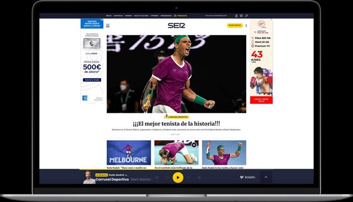 La Cadena SER lanza su nueva web 'audio first'