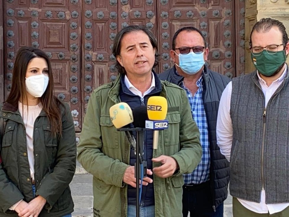 Morillo durante su intervención en Úbeda