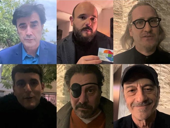 Algunas de las personalidades que se han adherido a la campaña por la donación de órganos del Hospital Reina Sofía.