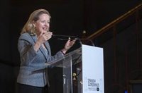 Calviño dice que "no le sorprende" la carta de Von der Leyen por ser España pionera en el despliegue del Plan