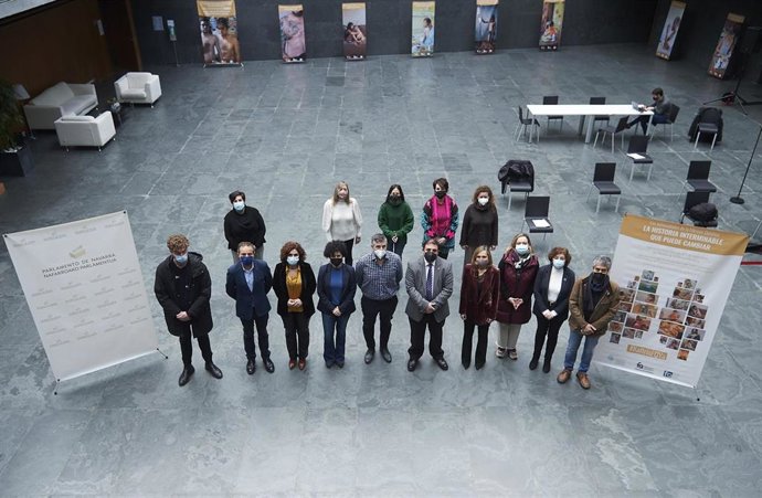 Inauguración de la exposición.