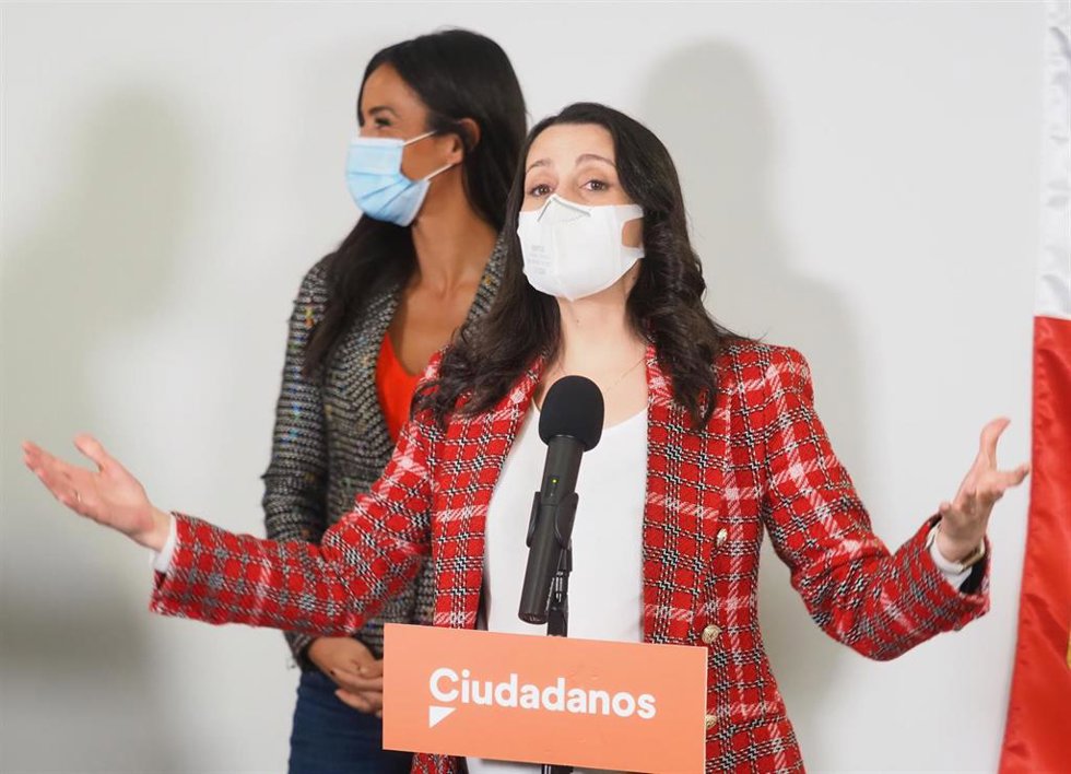 La presidenta de Ciudadanos, Inés Arrimadas.