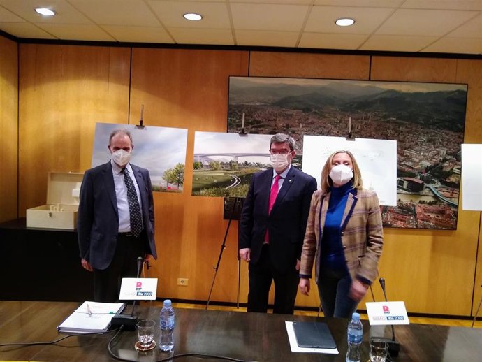 Ángel Nieva, Juan Mari Aburto y Amaia del Campo