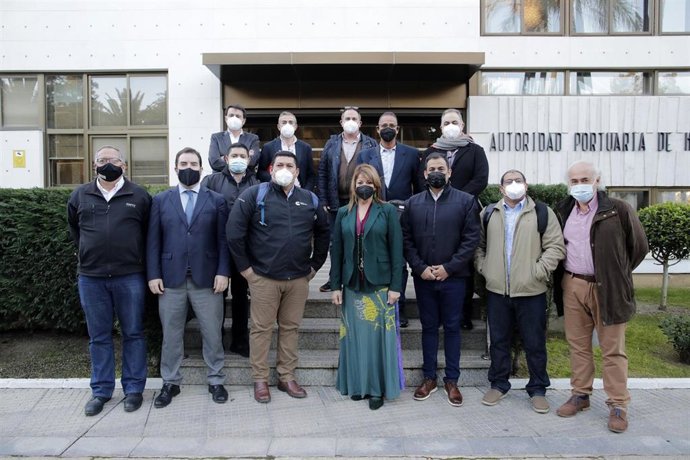 Visita de la delegación de técnicos de Puerto Corinto de la República de Nicaragua al Puerto de Huelva.