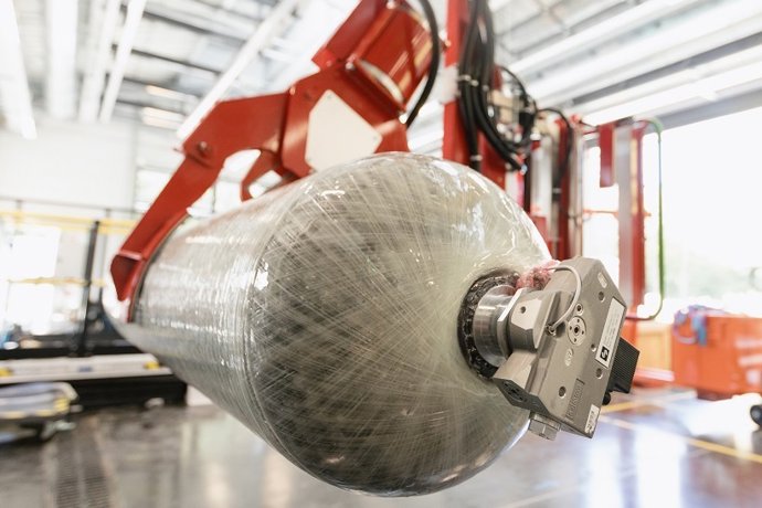 Archivo - Tanque de hidrógeno