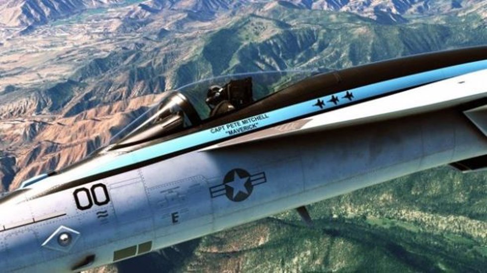 Captura de la expansión de Top Gun en Microsoft Flight Simulator