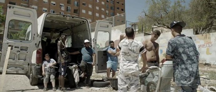 Una de las escenas del corto 'La bomba'