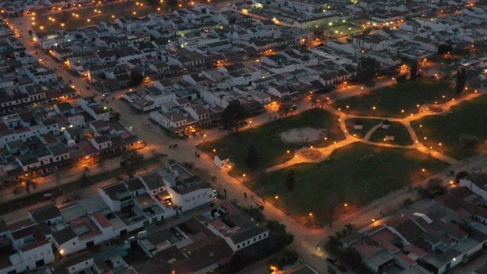 Imagen general de la aldea de El Rocío.