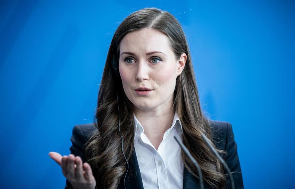 Archivo - La primera ministra de Finlandia, Sanna Marin. 