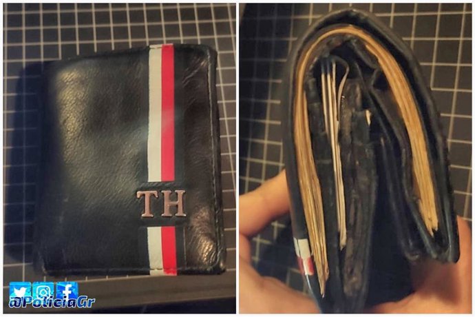 Cartera hallada con 1.600 euros en metálico