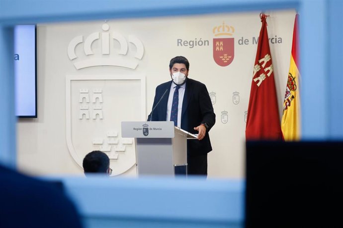 Archivo - El presidente de la Región de Murcia, Fernando López Miras