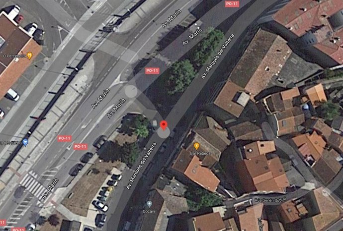 Avenida Marqués de Valterra, en Pontevedra.