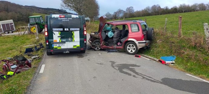 Accidente de tráfico en Abadín.