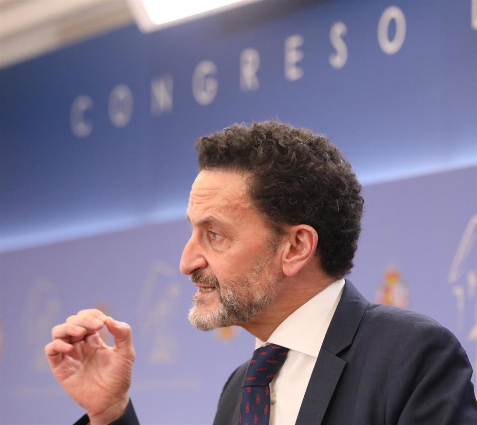 El portavoz adjunto de Ciudadanos, Edmundo Bal, en una rueda de prensa durante la Junta de Portavoces, en el Congreso de los Diputados, a 25 de enero de 2022, en Madrid (España).