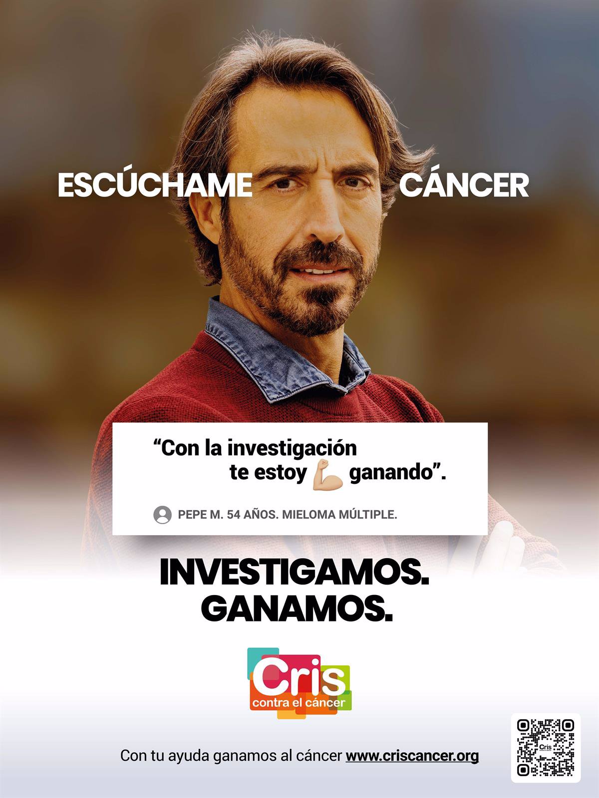 CRIS contra el cáncer ensalza el valor de la investigación en su nueva  campaña 'Investigamos, ganamos'