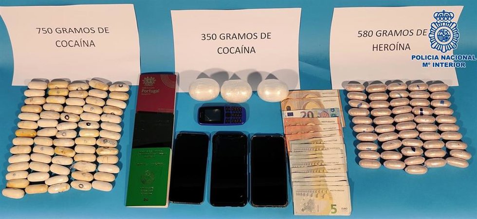 Droga incautada a tres hombres en Lanzarote