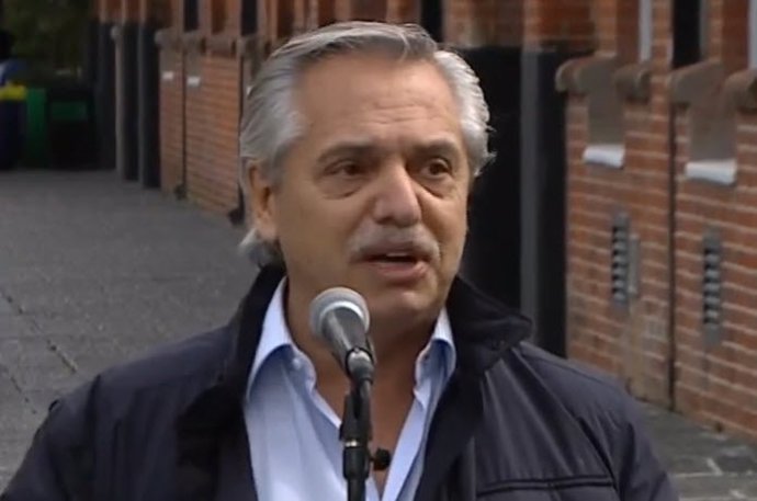 Archivo - El presidente argentino, Alberto Fernández,