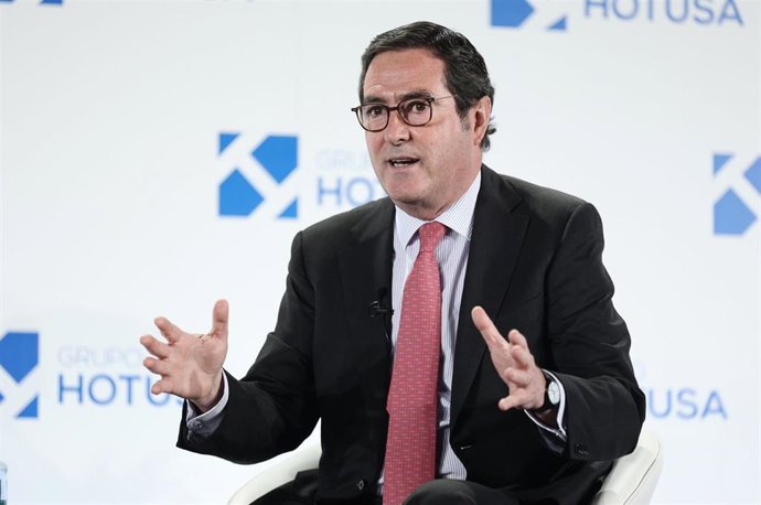 El presidente de la CEOE, Antonio Garamendi, en una imagen de archivo