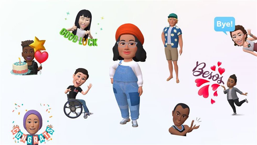 Nuevos avatares en 3D de Meta