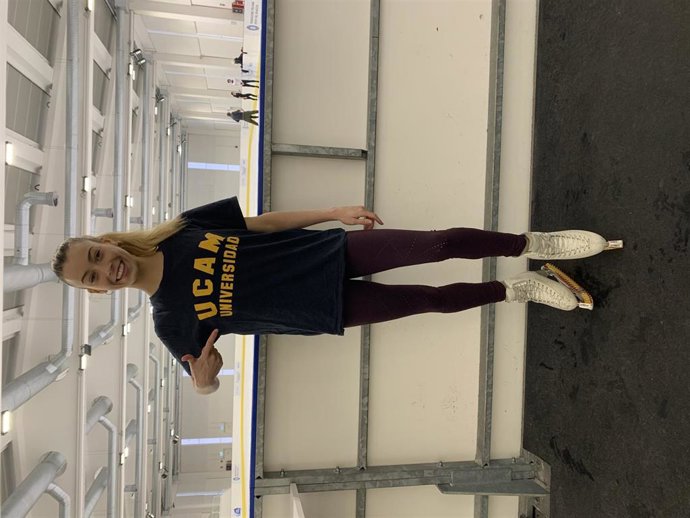 La patinadora Laura Barquero 'salta' del Grado en Danza de la UCAM a los Juegos Olímpicos de Invierno