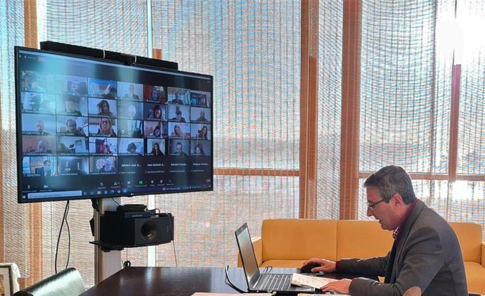 Pleno telemático de la Diputación de Málaga correspondiente al mes de enero de 2022
