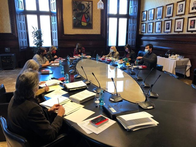 Reunió de la mesa del Parlament de l'1 de febrer