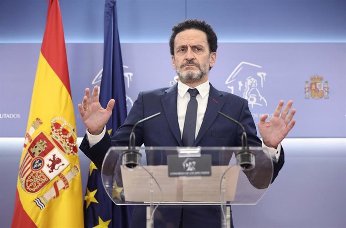 El portavoz adjunto de Ciudadanos, Edmundo Bal, en rueda de prensa