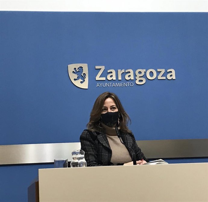La consejera municipal de Servicios Públicos y Movilidad del Ayuntamiento de Zaragoza, Natalia Chueca