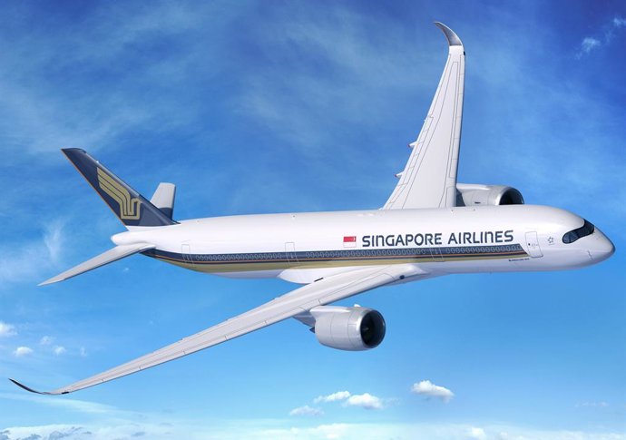 Archivo - Avión de Singapore Airlines.