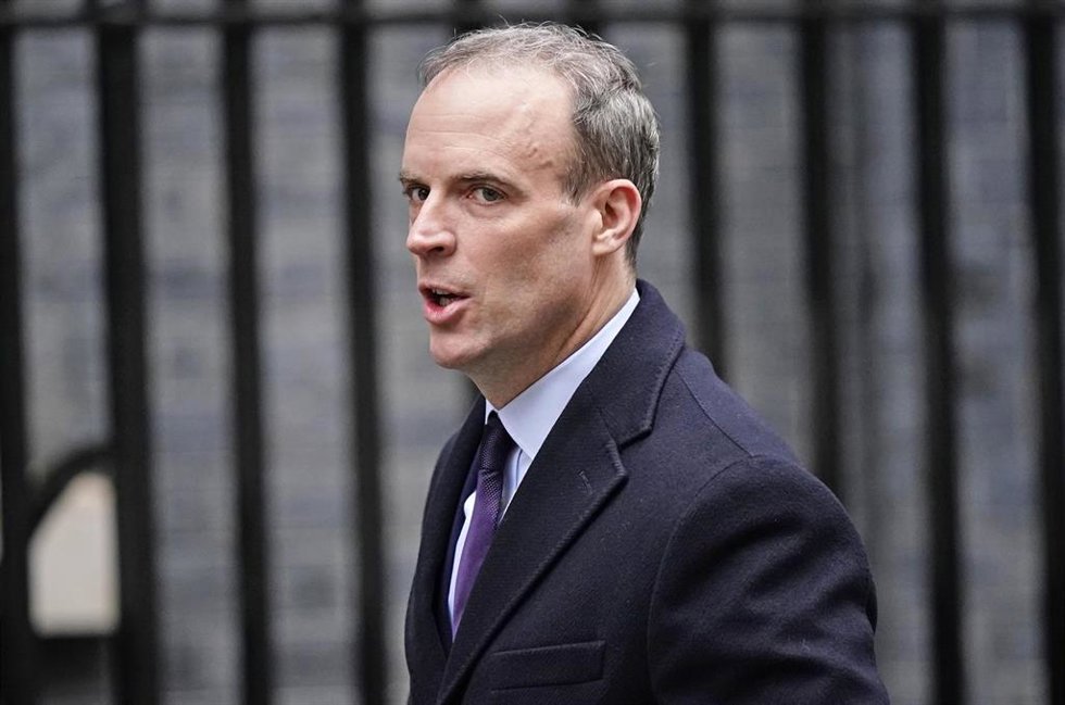 Archivo - El vice primer ministro de Reino Unido, Dominic Raab. 