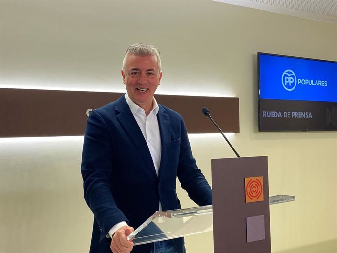 El diputado portavoz de Economía del Partido Popular  en las Cortes de Aragón, Javier Campoy.