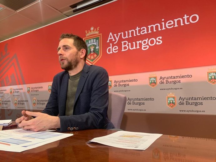 El concejal de Medio Ambiente de Burgos, Josué Temiño.
