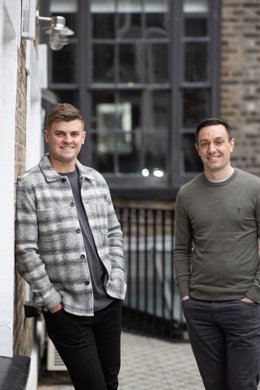 Los cofundadores de Wayflyer, Aidan Corbett y Jack Pierse.