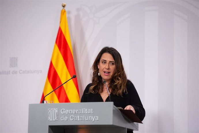 La portavoz del Govern, Patrícia Plaja.