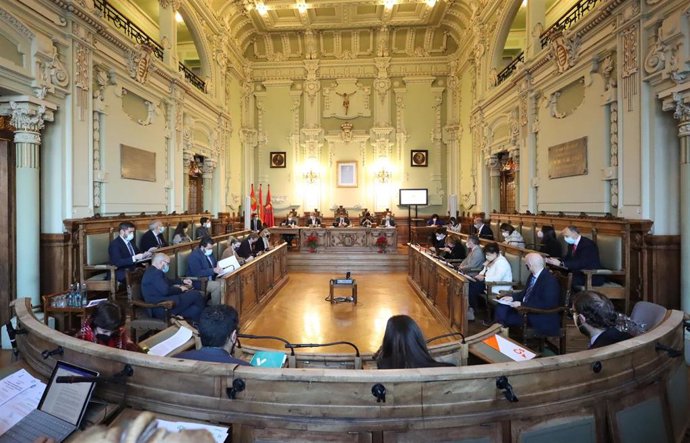Pleno del Ayuntamiento de Valladolid.