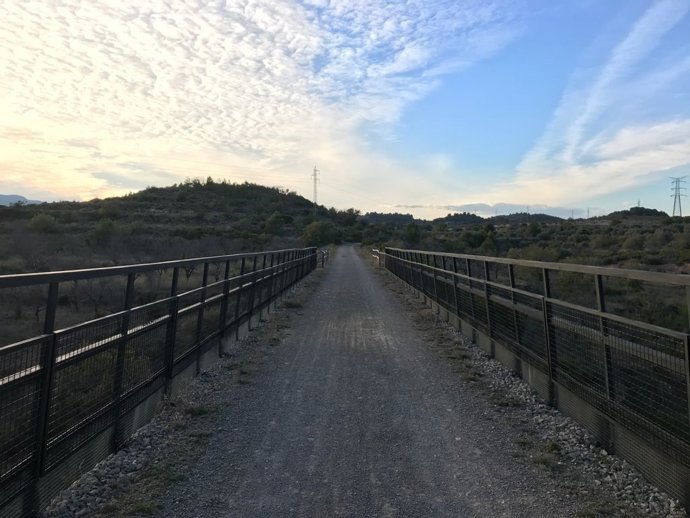 Archivo - Vía Verde de Ojos Negros entre Segorbe y Soneja