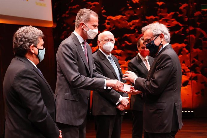 El Rey en el acto de los Premios Codespa.