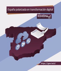 España polariazada en transformación digital