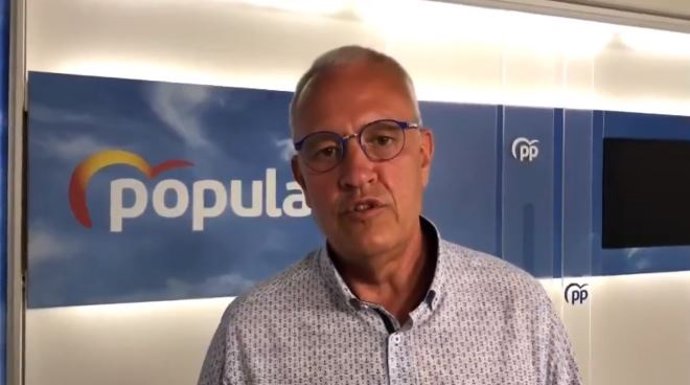 Archivo - El secretario general del PP catalán, Santi Rodríguez, en una imagen de archivo.