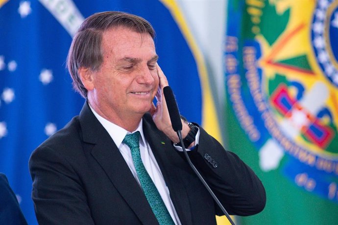 Archivo - El presidente brasileño, Jair Bolsonaro.