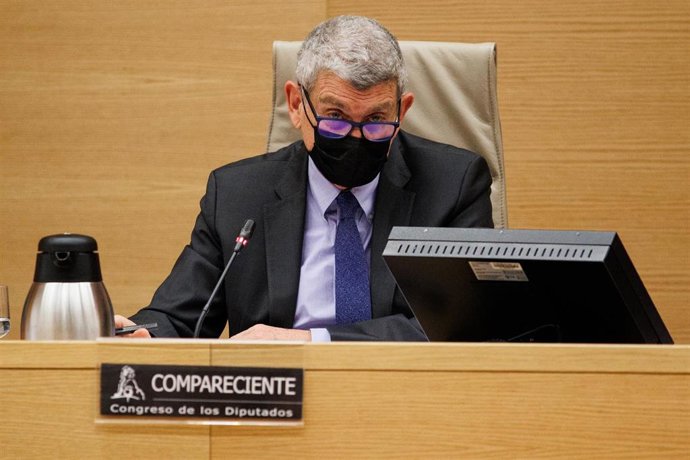 Archivo - El presidente de la Corporación RTVE, José Manuel Pérez Tornero, comparece en la Comisión Mixta de Control Parlamentario de la Corporación RTVE y sus Sociedades, en el Congreso de los Diputados, a 20 de diciembre de 2021, en Madrid (España). D