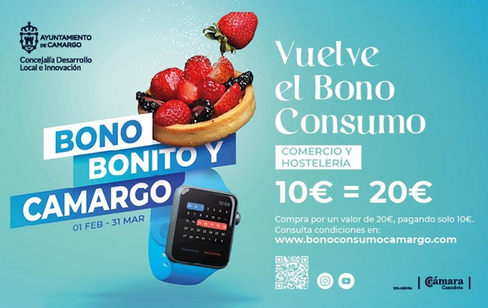 Cartel de la campaña 'Bono Consumo Camargo'