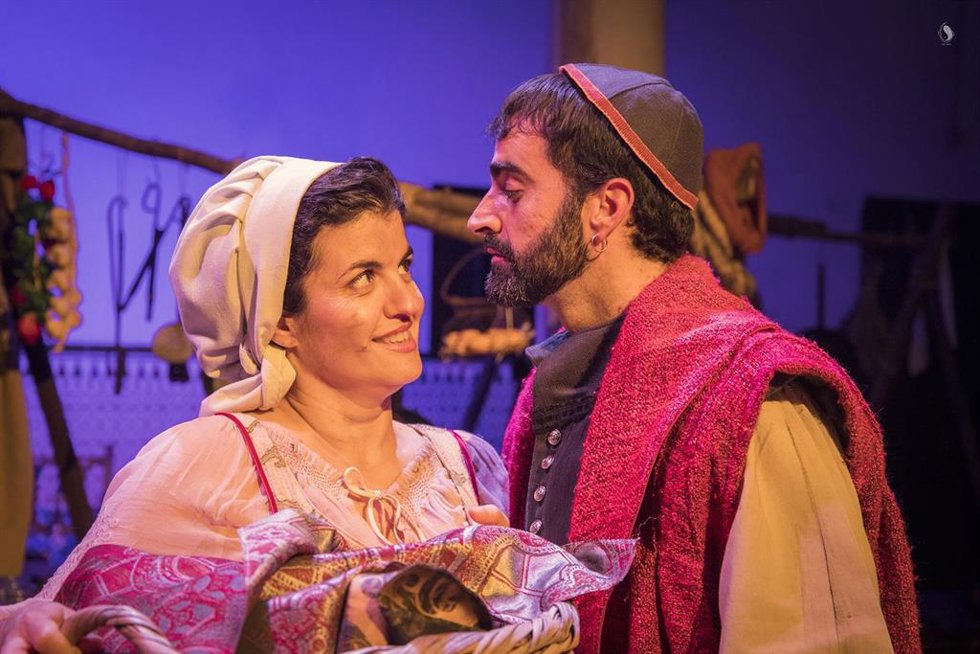 Archivo - Una representación de 'Lazaro de Tormes' , de Pata Teatro.