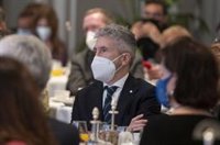 Marlaska defiende los protocolos internos ante "excepciones" como la condena a un policía por agredir a un periodista